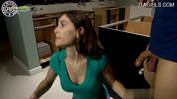 Puta no Sexo excitante durante entrevista